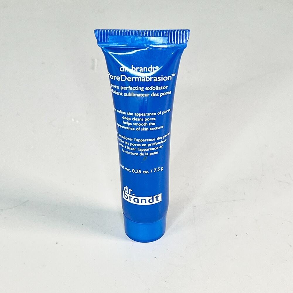Dr. Brandt PoreDermabrasion Age-defying Exfoliator Scrub Travel .25 oz 7.5g New